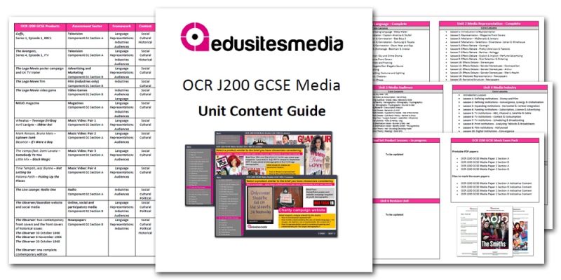 Edusites GCSE Unit Content Guides